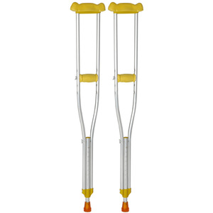 Andaderas telescópicas ajustables multiposición de aleación de aluminio y acero inoxidable de un solo nivel, venta al por mayor de fábrica. - Product Image 2