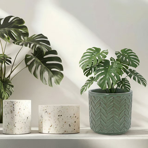 Grands pots à fleurs en <span class=keywords><strong>céramique</strong></span> de style rustique pour les espaces extérieurs modernes - Product Image 6