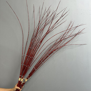 Planta Artificial <span class=keywords><strong>de</strong></span> Bambú Delgado Tipo <span class=keywords><strong>Cola</strong></span> <span class=keywords><strong>de</strong></span> <span class=keywords><strong>Caballo</strong></span> para Decoración Interior/Exterior, Arreglos Florales, Ramos <span class=keywords><strong>de</strong></span> Boda, Adornos para Hoteles - Product Image 2