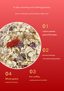 Fabricant fournitures vente en gros prêt-à-manger instantané grains entiers flocons de céréales mélangées services de traitement de petit <span class=keywords><strong>d</strong></span>éjeuner - Product Image 5