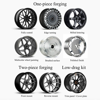 Jantes Beadlock à Concavité Profonde 17" 18" 5x114 5x112 5x130 5x120, Concaves, pour Offroad, Course, Sport, Prêtes pour la Piste, Performance