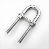 Ressort à lames de Suspension de camion en acier inoxydable de type lourd boulon en U à double tête boulon hexagonal de type U pour le pliage de camion
