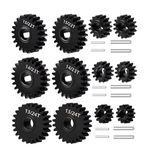 Redcat ascensione 1/18 RC parti di aggiornamento per auto cingolate 40cr in acciaio Set di ingranaggi per asse del portale 13/24T 14/23T <span class=keywords><strong>15</strong></span>/22T Stock di materiale metallico - Product Image 2