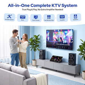Máquina KD9MAX 5 en 1 de 4 TB con Altavoces Duales, Pantalla Táctil de 15.6 Pulgadas, Sistema de Micrófonos Inalámbricos, OEM ODM KD9MAX 5 en 1 Completo para Karaoke - Product Image 4