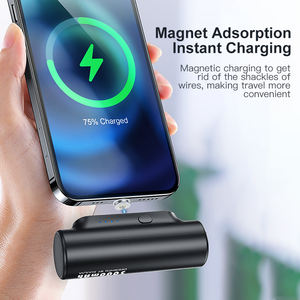 WOLFUN Nuevo Banco de Energía Inalámbrico Magnético 3 en 1, Batería de Polímero de Litio de 3000 mAh con Carga Rápida para iPhone y Android - Product Image 3