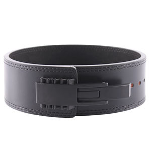 <span class=keywords><strong>Cintura</strong></span> da Powerlifting e Sollevamento Pesi per Uomo con Leva e Supporto Lombare per Palestra e Body Building in Pelle con Logo Personalizzato - Product Image 1