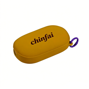 Chinfai Nouveau Portefeuille Simple en Gros pour Cadeau d'Entreprise, avec Logo Personnalisé, Couleur Bonbon, Porte-clés Rond en Silicone et Porte-monnaie en Peluche - Product Image 2