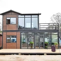 Villa Moderna de Estructura de Acero Prefabricada Ligera