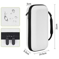 Sac de rangement pour gants de golf en EVA respirant, fermeture éclair étanche, organisateur d'accessoires de golf