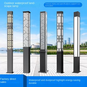 Aluminum Alloy <b>Outdoor</b> Garden Lamp IP65 Waterproof LED Light 5000K Daylight 30000 Hours Lifespan Type III Distribution Solar - Product Image 2