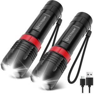 CREE T6 ไฟฉาย LED 2000 ลูเมนส์ไฟฉายพกพากลางแจ้งแบบซูมได้พร้อมเชือกคล้อง - Product Image 4