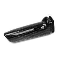   Accessoire intérieur de voiture en fibre de carbone pour remplacement de frein à main de luxe, séries F et E
