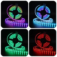 Bande LED RVBIC adressable 5050 DC 24V étanche IP68, éclairage de piscine à couleurs changeantes, fournisseur direct d'usine