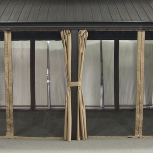 High Quality Outdoor Fireproof <strong>Fixed</strong> Hexagonal <strong>Gazebo</strong> for Sale - Product Image 4