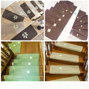 Tappetino Moderno per Scale e Gradini, Stile <span class=keywords><strong>Scala</strong></span>, Autoadesivo Senza Colla, Tappetino Assorbente Antiscivolo in Poliestere - Product Image 3