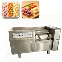 Machine à découper la viande congelée en dés 400 kg/h, coupe-viande, machine à découper le bœuf, coupe-jambon, coupe-tofu, machine à couper la viande de chèvre en cubes - Prix