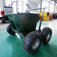 Épandeur de sable manuel pour pelouse, chariot épandeur de gazon pour l'entretien des terrains de golf et des jardins