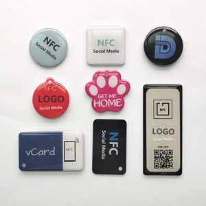 <span class=keywords><strong>CMRFID</strong></span>免费样品环氧钥匙扣RFID NFC keyfob环氧标签，用于共享社交媒体和门禁卡 - Product Image 2