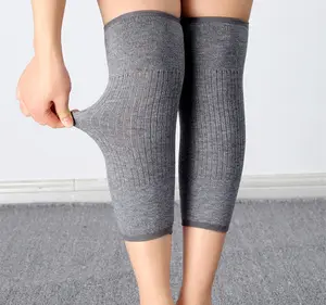 Autumn Winter Knitted warmth thick cashmere men and women outdoor cycling knee support