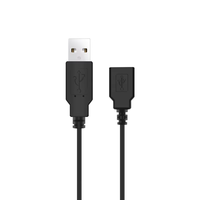 Mâle à Femelle 3a USB 2.0 Connecteur d'extension Paire Queue Connexion ouverte Câble série Pigtail 4 Core 2 Wire Câble de données Usb