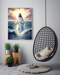 Religione gesus Diamond Art Painting Round Doz Diamond Painting Kit di <span class=keywords><strong>arte</strong></span> artigianale con pietre preziose Kit - Product Image 2