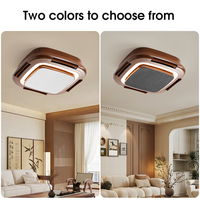 Ventilateur de plafond intelligent sans pales HSG Modèle 1654 avec lumière et télécommande, en plastique, électrique, pour chambre à coucher et décoration intérieure