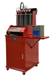 NOUVEAU Nettoyeur d'<span class=keywords><strong>injecteurs</strong></span> de carburant à <span class=keywords><strong>essence</strong></span> 6 cylindres avec réservoir de 4 L, ajustement universel, testeur BFIT-06 rouge, garantie de 12 mois - Product Image 2