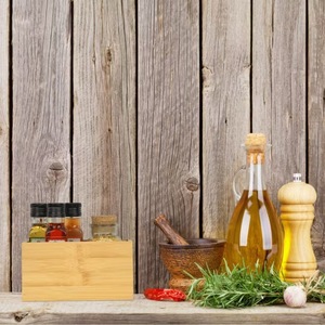 Wooden Desktop Storage <b>Box</b> Open Top Solid Wood Cosmetic Organizer Eco Friendly <b>Makeup</b> Storage - Product Image 4