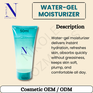 Crème hydratante visage légère au gel d'eau, absorption rapide, hydratation quotidienne pour une peau hydratée OEM/ODM - Product Image 3