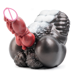 GEEBA Masturbateurs géants en forme de plug anal pour homme, jouets sexuels en silicone pour vagin et chatte, masturbateurs fantaisie avec godemichet - Product Image 1