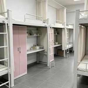 <span class=keywords><strong>Lit</strong></span> superposé en métal avec bureau et armoire, idéal pour dortoirs étudiants et appartements, <span class=keywords><strong>lit</strong></span> de personnel avec table d'étude pour dortoir - Product Image 2