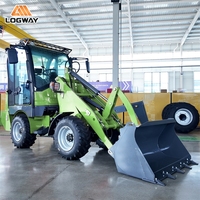 Mini Caricatore LOGWAY Completamente Personalizzabile con Doppi Cilindri di Sollevamento, Alimentato a Batteria per Officine e Fabbriche