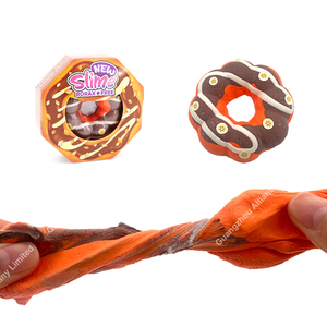 Novelty Borax Free Stretch Pressure Relief Toy Food Pretend Play Cute Soft DIY Donut <b>Slime</b> Squeeze Toy - Product Image 5