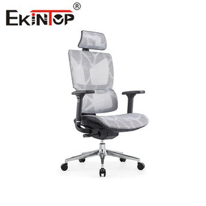   Silla de oficina de malla con respaldo alto, reclinable, giratoria y con ruedas para uso en oficina - Product Image 4