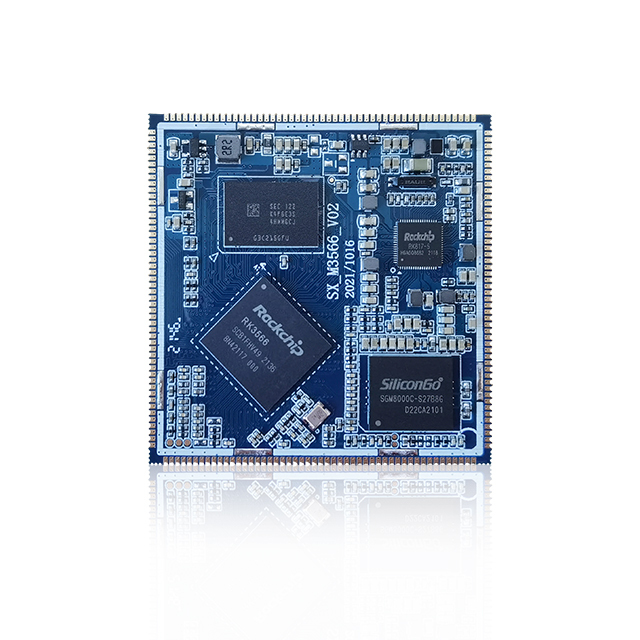 High-performance Quad-Core Cortex-A55 RK3566 55x55mm VOIP Video Core Board Visual Intercom Solution Development Support