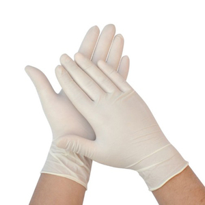 ถุงมือตรวจโรคแบบใช้ครั้งเดียวทิ้ง Med Supply Pure Latex 5MIL กันน้ำ ไม่ผสมแป้ง ขนาด 24 ซม. - Product Image 6