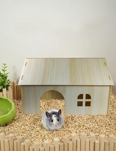 Gabbie di nascondiglio di porcellini d'India, accessori giocattolo, cabine e cabine di Habitat per criceti nascosti, scoiattoli e altri piccoli animali, ecc - Product Image 4