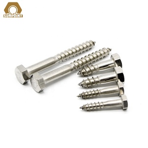 Tornillo Para Madera de cabeza hexagonal Madera DIN571 Gal tornillos <span class=keywords><strong>muebles</strong></span> - Product Image 4