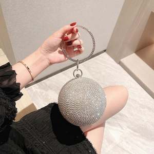 Клатч в форме сердца с кристаллами для вечерних выходов, золотая сумочка для женщин на выпускной - Product Image 1