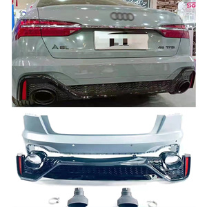 Kit de carrosserie adapté pour <span class=keywords><strong>Audi</strong></span> <span class=keywords><strong>A6</strong></span> 2019 2020 2021 <span class=keywords><strong>2022</strong></span> modifié au modèle RS6 contient un ensemble pare-chocs avant avec calandre. - Product Image 1