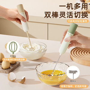 Chunzao Wireless Double-Head Electric <b>Egg</b> Beater Food Grade Cordless <b>Egg</b> Mixer Long Battery Life For Baking - Product Image 5