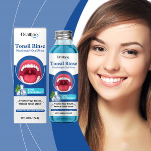 Oralhoe-<span class=keywords><strong>Enjuague</strong></span> <span class=keywords><strong>bucal</strong></span> con sabor a menta de coco <span class=keywords><strong>para</strong></span> un aliento fresco y limpieza gingival <span class=keywords><strong>para</strong></span> viajes - Product Image 4