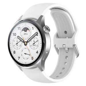 Correa de goma para reloj inteligente, banda de silicona de Color puro para <span class=keywords><strong>Xiaomi</strong></span> S2 S1 Pro, 22mm, Huawei <span class=keywords><strong>Watch</strong></span> <span class=keywords><strong>Buds</strong></span> - Product Image 2