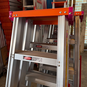 Thang gấp gia dụng <span class=keywords><strong>4</strong></span> bậc hợp kim nhôm đa năng, siêu bền - Product Image 5