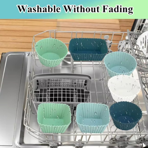 Household DIY <b>Bake</b> Bread Muffin Cakes Baking Set Silicone Baking Mold Non-Stick Cup Cake Moulds Air Fryer <b>Oven</b> - Product Image 4