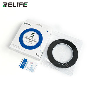 RELIFE <span class=keywords><strong>HX1</strong></span> 2/3/5mm Film Vert Mousse Noire Ruban Adhésif Double Face Lot de 5 pour Réparation d'Écran de Téléphone Portable, Outils d'Étanchéité et d'Amortissement - Product Image 4