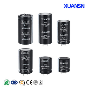 <span class=keywords><strong>Condensateur</strong></span> électrolytique en aluminium à clipser XUANSN <span class=keywords><strong>25V</strong></span> 35V 50V 63V 80V 100V 200V 250V 400V 450V 100uf 150uf 220uf 330uf 680uf <span class=keywords><strong>1000uf</strong></span> - Product Image 1