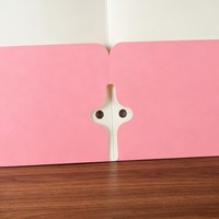 Carpeta con clips tipo Tadpole A4 multicolor con logotipo personalizado, estilo americano, con anillas en D, ranuras para tarjetas de presentación, bolsa de archivos de doble apertura