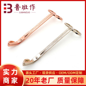 <b>Candle</b> Wick Trimmers Stainless Steel Rose Gold Imitation Gold Non Toxic Hand Tools For Scented <b>Candles</b> - Product Image 5