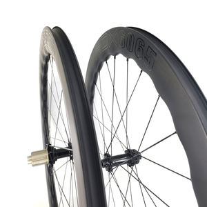 Roues de vélo RDX6065 Carbon Wave 28 mm de large, tubeless, tubulaires, sans crochet, pour gravier, avec moyeu <span class=keywords><strong>DT</strong></span> <span class=keywords><strong>SWISS</strong></span> Chris King HG MS XDR - Product Image 3